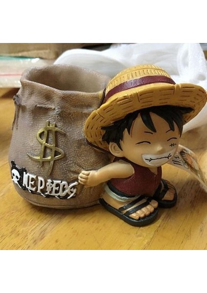 Eylem Anime One Piece Luffy Kalem Tutucu Şekil Oyuncaklar Çocuk Örümcek Adam Totoro Modeli Masa Dekor Doğum Günü Hediyesi Için Sınıf Arkadaşı | Aksiyon Figürleri