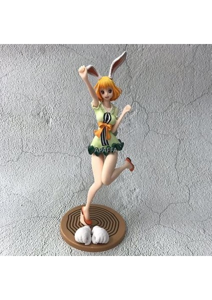 25 cm Japonya Anime Tek Parça Havuç Kyarotto Moon Aslan Aksiyon Figürleri Vizonlar Ailesi Hasır Şapka Korsanlar Kinemon Pvc Eylem Modeli | Aksiyon Figürleri