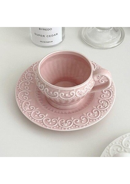 Porselen Avrupa Çay Kupası Vintage Öğleden Sonra Kahve Zarif Çay Bardağı Seti Ingilizce Yaratıcı Taza Desayuno Mutfak Ürünü BS50CC | Kahve Kupası ve tabak Setleri