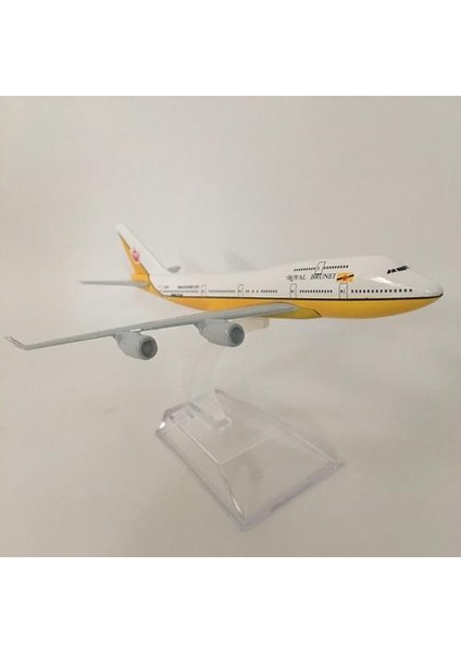 16 cm Kraliyet Brunei Boeing 747 Uçak Modeli Uçak Modeli Uçak Modeli Diecast Metal Uçaklar Model 1: 400 Düzlem Oyuncak | Diecasts oyuncak Araçlar(Yurt Dışından)