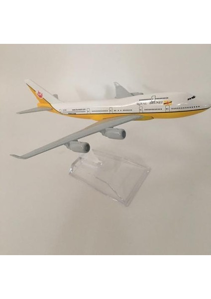 16 cm Kraliyet Brunei Boeing 747 Uçak Modeli Uçak Modeli Uçak Modeli Diecast Metal Uçaklar Model 1: 400 Düzlem Oyuncak | Diecasts oyuncak Araçlar(Yurt Dışından)