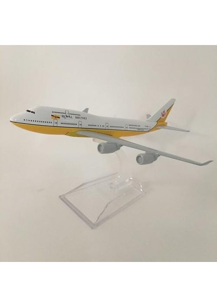 16 cm Kraliyet Brunei Boeing 747 Uçak Modeli Uçak Modeli Uçak Modeli Diecast Metal Uçaklar Model 1: 400 Düzlem Oyuncak | Diecasts oyuncak Araçlar(Yurt Dışından)