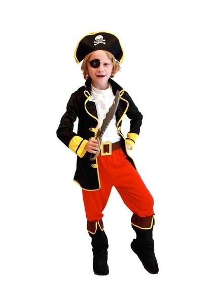 Cadılar Bayramı Çocuk Erkek Korsan Şapka Kostüm Cosplay Çocuklar Için Kostüm Cosplay Setleri Doğum Günü Partisi Okul Karnaval Parti Fantezi Giydir |