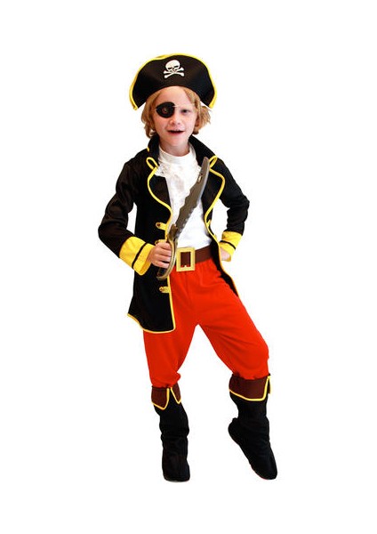Cadılar Bayramı Çocuk Erkek Korsan Şapka Kostüm Cosplay Çocuklar Için Kostüm Cosplay Setleri Doğum Günü Partisi Okul Karnaval Parti Fantezi Giydir | fırsatları