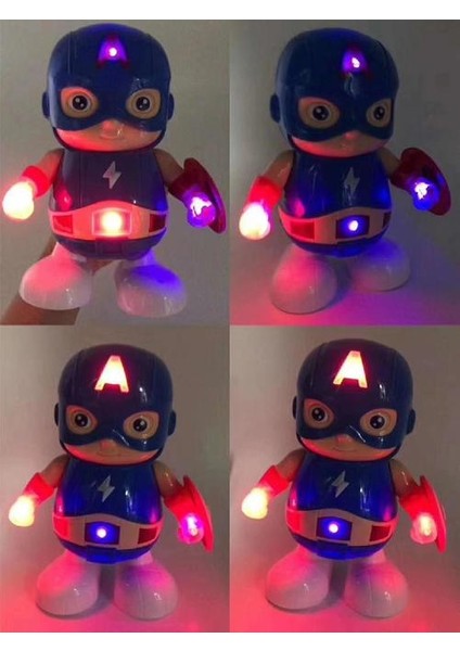 Marvel Avengers Kahraman Şekil Modeli Demir Adam, Örümcek Adam, Hulk Elektrikli Ses Işık Müzik Dans Robot Çocuk Souptoys Hediyeler | Aksiyon Figürleri(Yurt Dışından)