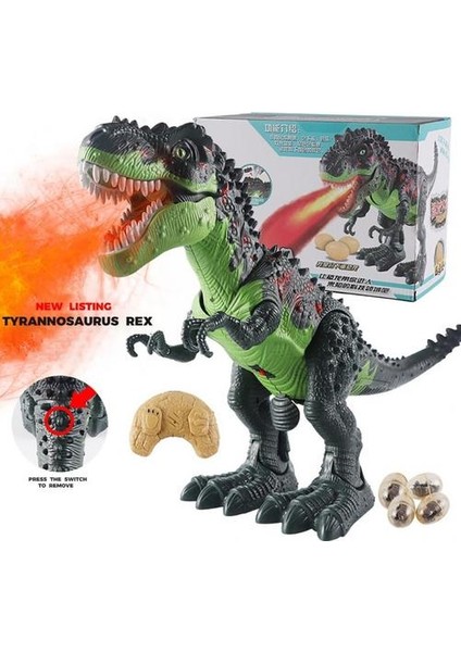 Rc Dinozor Tyrannosaurus Rex Hayvan Uzaktan Kumanda Sesleri Dinobot Elektrikli Yürüyüş Hayvanlar Oyuncak Müzik Işık Sprey Oyuncaklar | Rc Robotlar ve hayvanlar