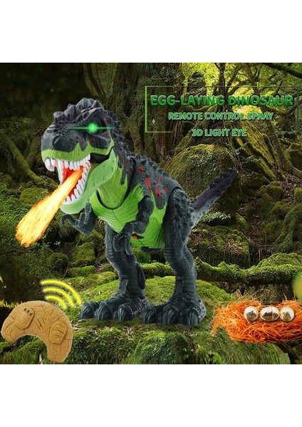 Rc Dinozor Tyrannosaurus Rex Hayvan Uzaktan Kumanda Sesleri Dinobot Elektrikli Yürüyüş Hayvanlar Oyuncak Müzik Işık Sprey Oyuncaklar | Rc Robotlar ve hayvanlar