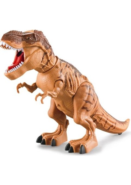 Dinozor Tyrannosaurus Hayvan Sesleri Dinobot Elektrikli Yürüyüş Hayvanlar Oyuncak Müzik Işık Sprey Oyuncaklar Çocuklar Noel Hediyesi | Elektronik Evcil Hayvanlar(Yurt Dışından)