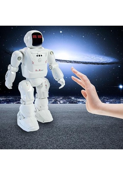 Akıllı Robot Dacing Mode Rc Robot Hareket Kontrolü Programlanabilir Eylemler Yüz Işık Sesler Rc Oyuncaklar Çocuklar Hediye | Rc Robot