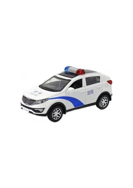 Alaşım Döküm Polis Modeli Oyuncak Araba Kapı Açık Geri Yol Oyuncakları Araç Çekin | Diecasts oyuncak Araçlar