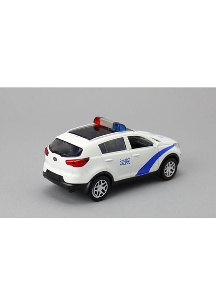 Alaşım Döküm Polis Modeli Oyuncak Araba Kapı Açık Geri Yol Oyuncakları Araç Çekin | Diecasts oyuncak Araçlar