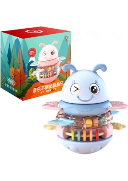 Yenidoğan Için Bebek Oyuncakları Tumbler 0 12 24 Aylık Müzik Diş Kaşıyıcı Çıngırak Roly Poly Çocuklar Sıralama Yığma Oyunu Sıralama Oyunu Için Xmas Hediye Için 1 - 2 Yıl |(Yurt Dışından) modelleri
