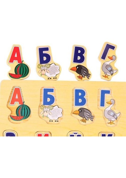 Aliexpress Patlayıcı Erken Öğrenme Yapboz Ahşap Rus Alfabe Yapboz Rus Bebek Erken Öğrenme Bulmaca