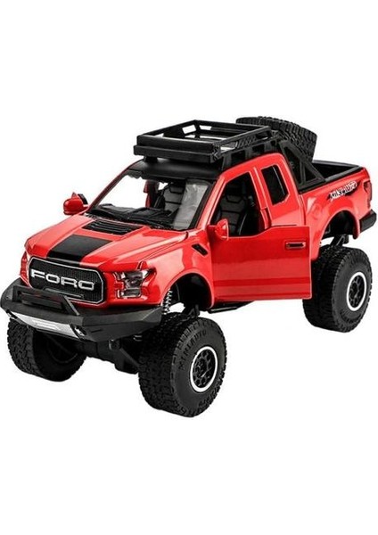 Mini Pikap Kamyon Oyuncak 1:32 Ford F150 Için Model Oyuncak Araba Pick Up F150 Raptor Ses ve Işık ve Sürgülü Araba | Diecasts oyuncak Araçlar