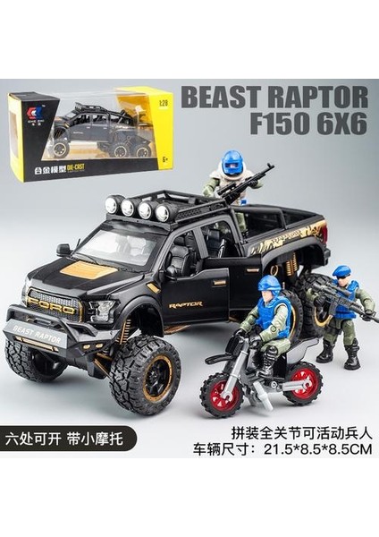 Diecast Raptor Model Araba Oyuncak Kamyon Ses ve Işık Geri Çekin Araba Çocuk Oyuncak | Diecasts oyuncak Araçlar