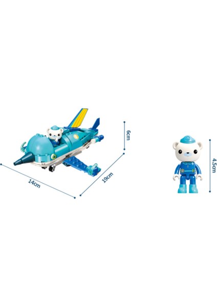 Model Gemi Tekne Oyuncaklar Octonauts Oyun Seti Dıy Eğitim Erkek Doğum Günü Hediyesi | Istifleme Blokları