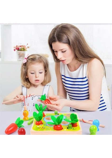 Oyuncak Set Ahşap Oyuncaklar Bebek Çekin Havuç Şekli Eşleştirme Boyutu Bilişsel Bulmaca Çocuk Ahşap Bebek Oyuncakları |(Yurt Dışından) fırsatları