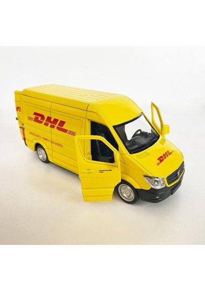 1/36 Alaşımlı Ölçekli Simülasyon Dhl Kamyon Metal Diecast Geri Çekin Oyuncak Araç Koleksiyonu Van Model Araba Çocuklar Için | Diecasts oyuncak Araçlar(Yurt Dışından)