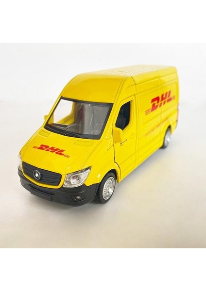 1/36 Alaşımlı Ölçekli Simülasyon Dhl Kamyon Metal Diecast Geri Çekin Oyuncak Araç Koleksiyonu Van Model Araba Çocuklar Için | Diecasts oyuncak Araçlar(Yurt Dışından)