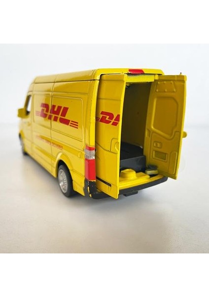 1/36 Alaşımlı Ölçekli Simülasyon Dhl Kamyon Metal Diecast Geri Çekin Oyuncak Araç Koleksiyonu Van Model Araba Çocuklar Için | Diecasts oyuncak Araçlar(Yurt Dışından)