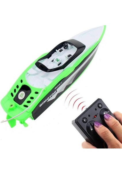 Mini Tekne Gemi Radyo Uzaktan Kumanda Hız Yarış Tekne Su Oyuncak Yacht Kürek Gemi Modeli Çocuklar Doğum Günü Hediyesi