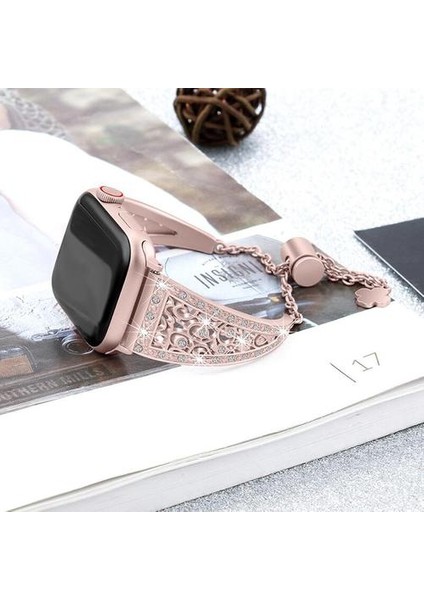 Kadın / Kızlar Elmas Askısı Apple Watch Band Paslanmaz Çelik Kemer Watch Band Iwatch Band Correa | Bantlar Izle fiyatları
