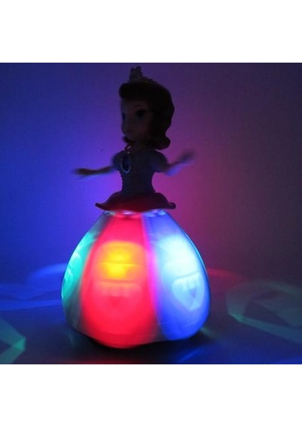 25 CMX13CM Elektrikli Prenses Güzel Bebek Sing / Dans / Döner Müzik Fonksiyonu Oyuncak Kız Için Bebek Noel Hediyeleri | Elektronik Evcil Hayvanlar