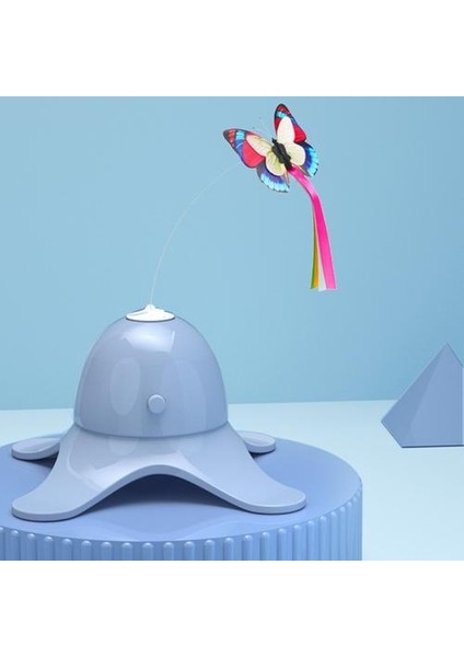 Elektronik Pet Kedi Oyuncak Otomatik Kedi Egzersiz Oyuncak Kelebek Sopa Akıllı Dönen Oyuncaklar | Kedi Oyuncakları