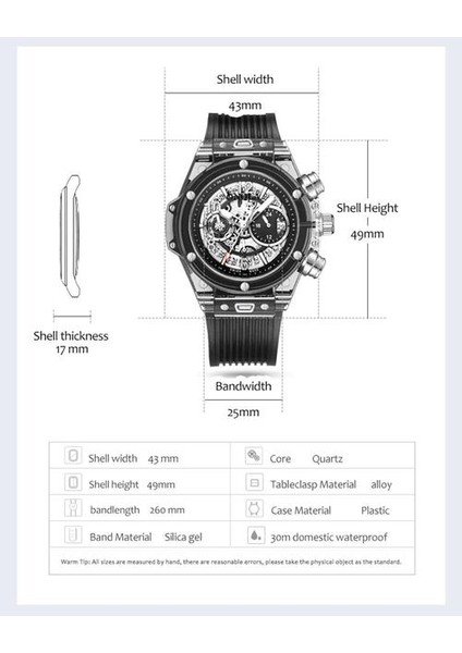 Şeffaf Moda Rahat Izle Adam 2021 Chronograph Plastik Kuvars Kadınlar Menşe Bilek Izle Erkek Relogio Masculino | Kuvars Saatler (White2)