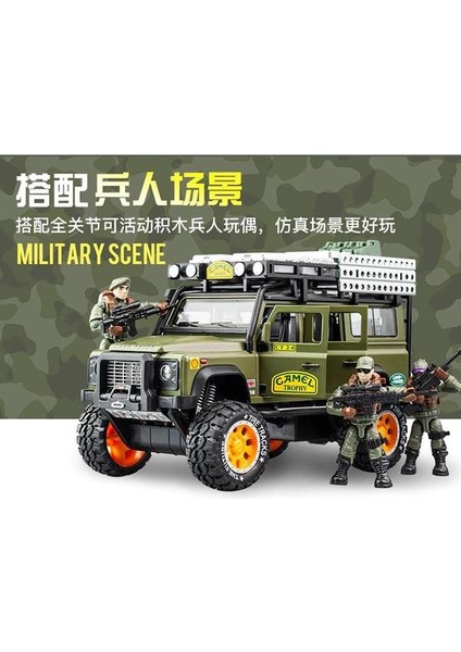 1:28 Alaşım Diecast Oyuncak Araba Modeli Deve Defender Metal Oyuncaklar Araçlar Kupa Çocuklar Için Ses Işık Koleksiyonu Geri Çekin Hediyeler | Diecasts oyuncak Araçlar(Yurt Dışından)