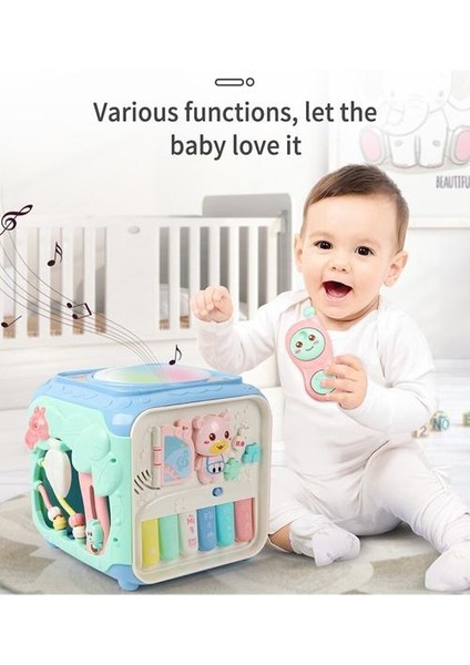 Toddler Müzikal Etkinlik Küp Oyun Merkezi Bebek Oyuncakları 0 12 24 Ay Eğitici Oyuncaklar | Oyuncak Müzik Aleti fiyatları