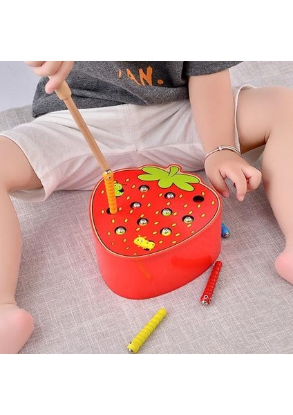 Solucanı Yakalayın Oyunu Montessori Ahşap Oyuncaklar Bebek Hafıza Eğitim Eşleştirme Çifti Oyunu Ahşap Çocuk Hediyeler Için Ahşap Mathtoys | Matematik Oyuncakları fırsatları