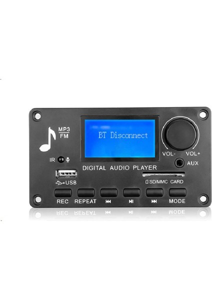 Bluetooth Mp3 Dekoder Kurulu 12 V USB Tf USB Fm Araba Radyo W / Uzaktan Kumanda (Yurt Dışından)