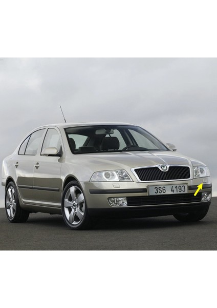 Skoda Octavia 2 A5 2005-2008 Ön Tampon Sol Far Yıkama Jeti Pompası Kapağı 1Z0955109