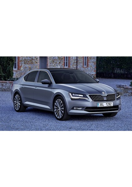 Skoda Superb 3 Mk3 2015-2022 Sağ Yan Dış Dikiz Aynası Camı Elektrikli Isıtmalı 3V0857522
