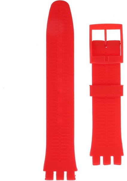 Silikon Bantları 19MM Kauçuk Saat Kayışı Su Geçirmez Bileklik Yedek Kırmızı (Yurt Dışından) fiyatları