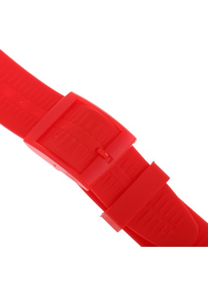Silikon Bantları 19MM Kauçuk Saat Kayışı Su Geçirmez Bileklik Yedek Kırmızı (Yurt Dışından) modelleri