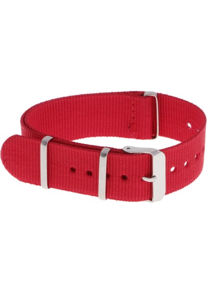18/20/22 mm Naylon Bilek Band Askı Metal Çelik Toka Kırmızı 18MM (Yurt Dışından) fiyatları