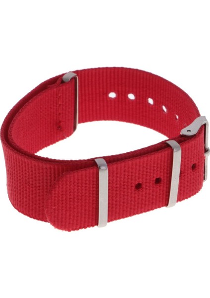 18/20/22 mm Naylon Bilek Band Askı Metal Çelik Toka Kırmızı 18MM (Yurt Dışından) indirimleri