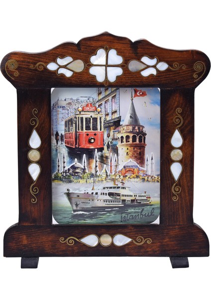 Sedef Işlemeli Kartpostallık 24X22 cm No1