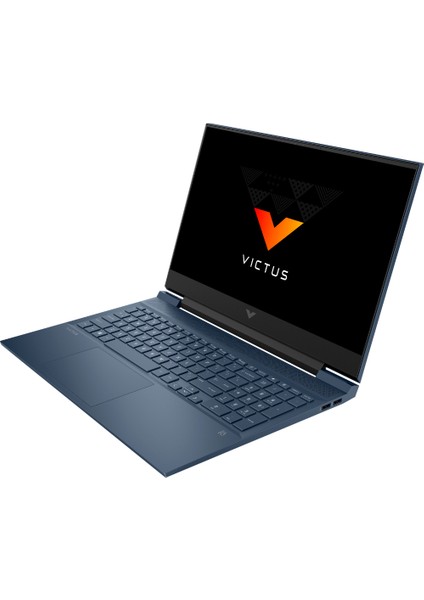 Hp Victus Laptop 16-E1006NT Amd Ryzen 7 6800H 8GB Ram 512GB SSD 4GB Geforce Rtx 3050TI 16.1 Inç FHD 144 Hz Freedos Mavi 68S22EA Taşınabilir Bilgisayar