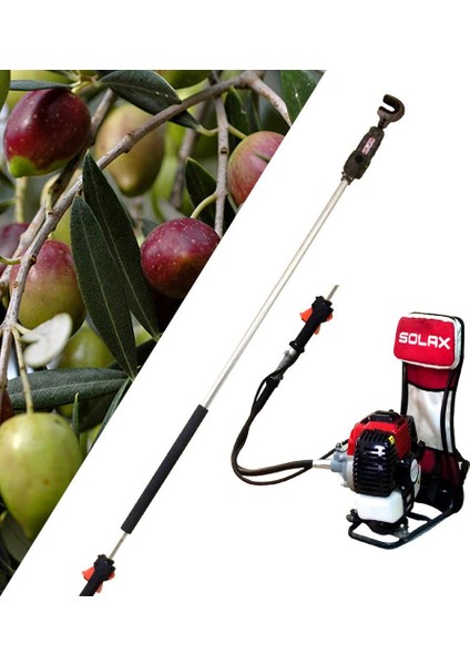 BG520A Benzinli Motor SP900 Kancalı Zeytin Hasat Makinası