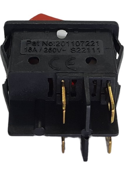 S22111-1677319918 Geniş Işıksız Anahtar Siyah/kırmızı (O-I) fırsatları