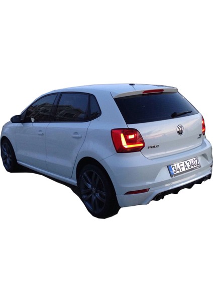 Volkswagen Polo 6r 2015-2017 Makyajlı Arka Tampon Eki Difüzör Plastik modelleri
