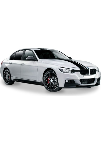 Bmw 3 Serisi F30 (2012 - 2018) M Performance Yan Marşpiyel Alti Lip (Plastik)