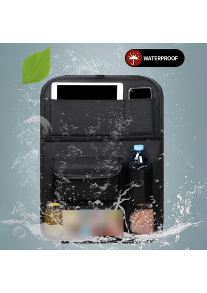 Araba Organizatör Depolama Çantası Depolama Cep Kick Mat Tablet Tutucu Siyah(Yurt Dışından) fiyatları
