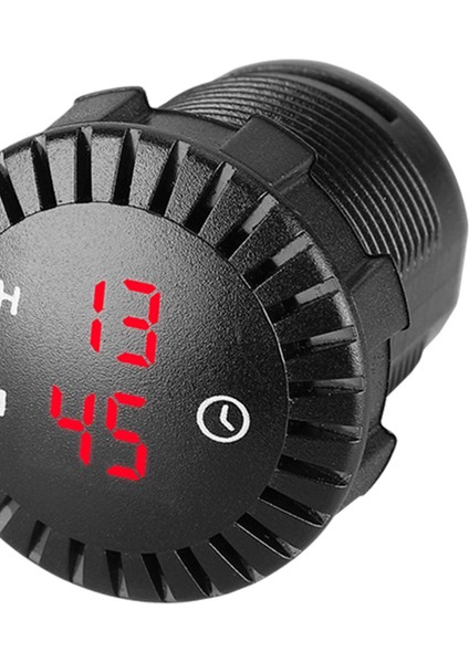 12V/24V Touch Dijital Saat 24 Saat Yükseklik Kamyon Kırmızı Işık Için Dayanıklı Uyum modelleri