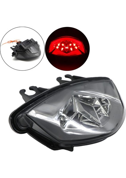 Suzuki GSX-S1000F Için LED Kuyruk Işığı Freni Sinyal Işığı 15-20 Füme Siyah indirimleri