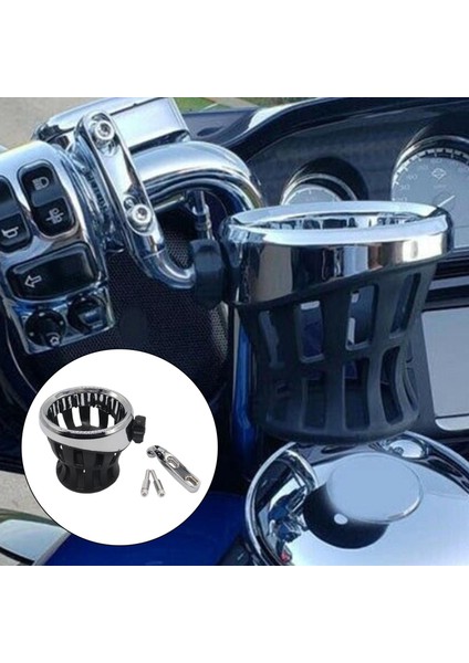 Gidon Içecek Kupası Tutucu Aksesuarları Honda Altın Kanadı GL1800 Gümüş modelleri