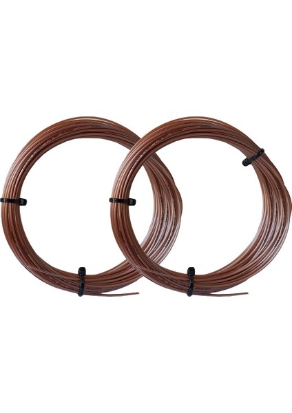 2 Adet Luxilon 130 Element Raket Kordajı 1,30 Mm. 12 Metre Bordo